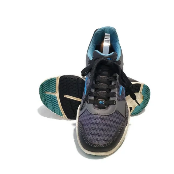 Kuru Quantum Sneakers Size 5 Black Blue Style 20133150 - Picture 11 of 14